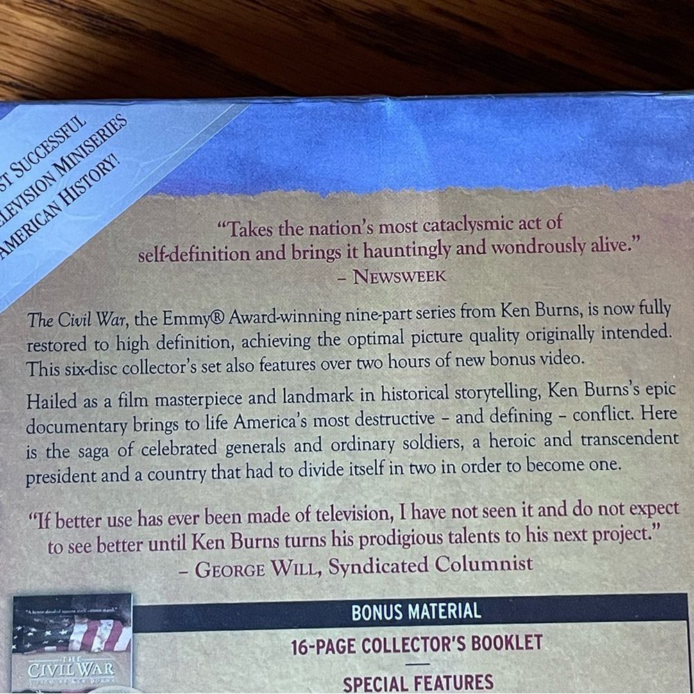 The Civil War A Film by Ken Burns Fully Restored 25th Anniversary Editio… - Picture 5 of 10